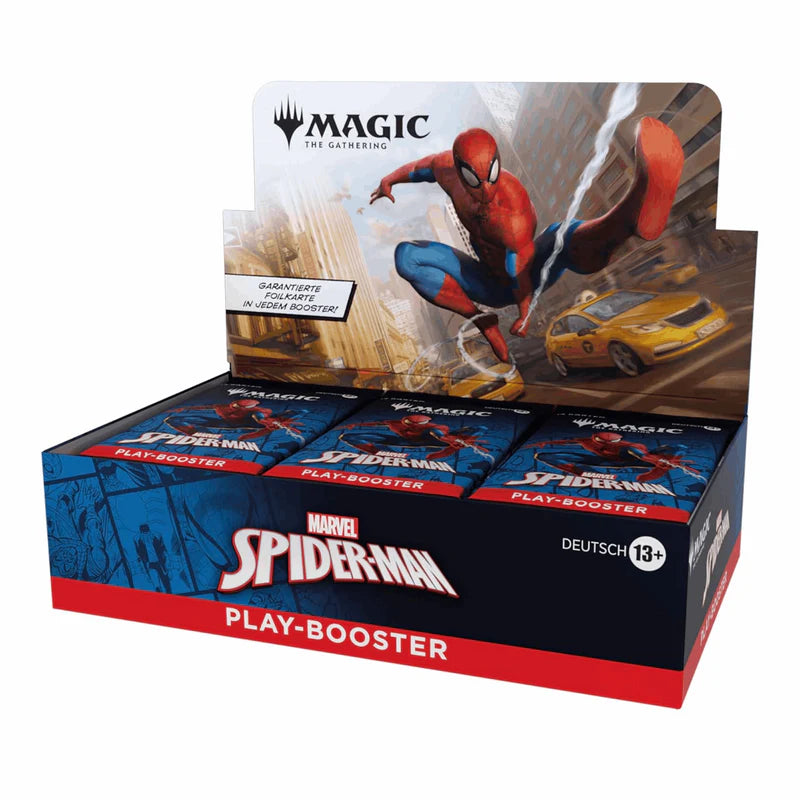 Magic: The Gathering Marvel’s Spider-Man Spiel-Booster-Box, Kartenspiel-Produkt mit Marvel- und Spider-Man-Motiven, Kartenspiel-Box
