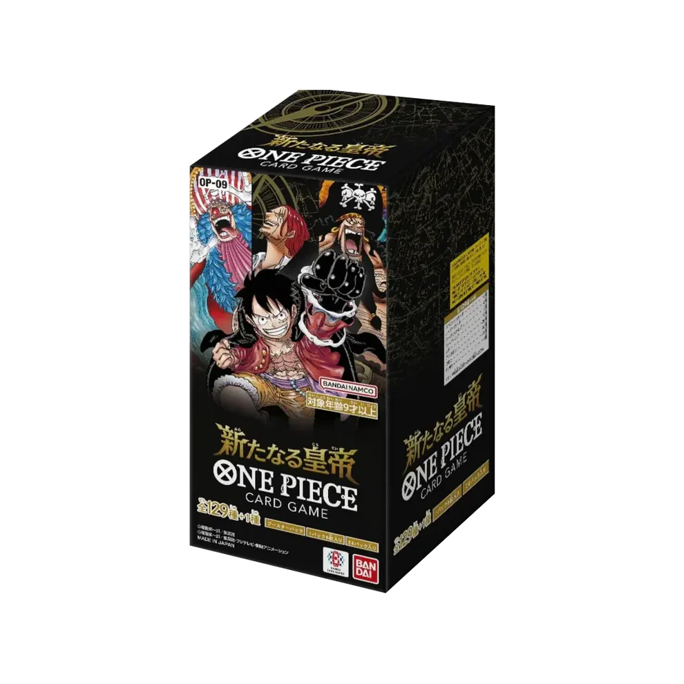 One Piece Card Game OP09 The New Emperor Booster Display, Japanische Edition, mit Karten und Verpackung, von Cardclash-de