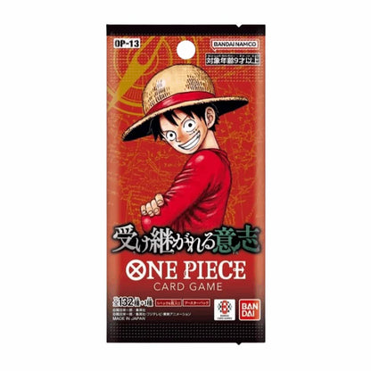 Chinesisches One Piece Card Game OP13 Booster Display von cardclash-de, zeigt Booster-Pack mit Karten auf der Vorderseite