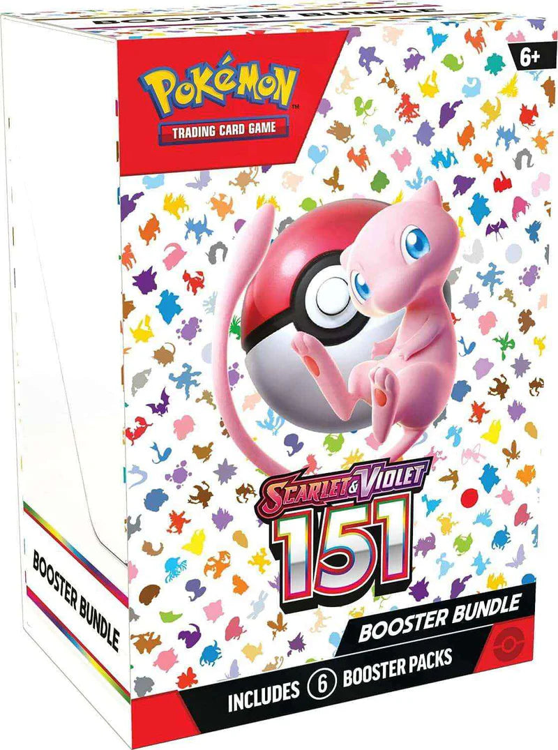 Pokémon Scarlet & Violet 151 Booster Bundle von Cardclash-de, enthält verschiedene Pokémon-Karten in originaler Verpackung