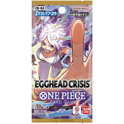 One Piece Karten Booster Display EB04 Egghead Crisis, japanische Ausgabe, mit bunten Pokémon- und One Piece Karten, Kartenspiel-Set