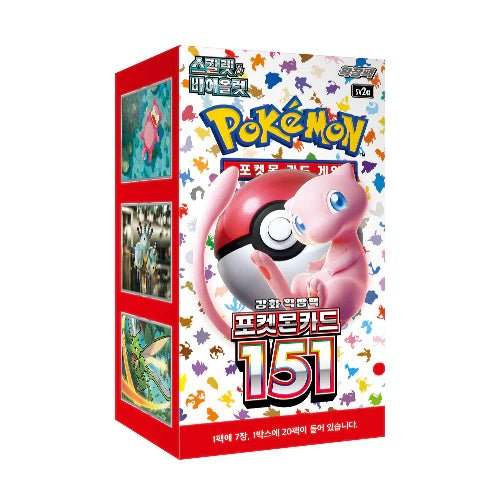 Pokémon Scarlet & Violet 151 Display SV2a, koreanische Pokémon-Karten im Karton, Sammelkarten von Cardclash-de