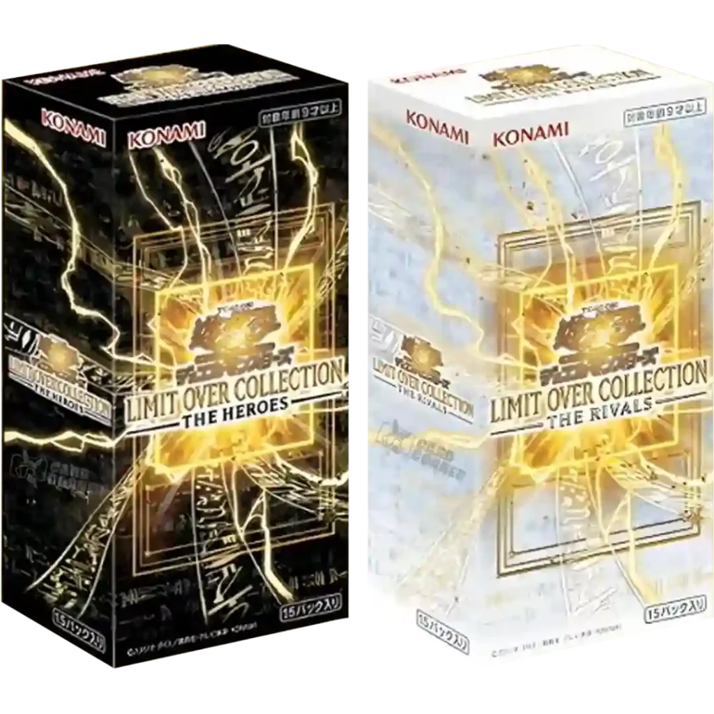 Yugioh Limit Over Collection Display von Cardclash-de, japanische Version, mit Yu-Gi-Oh! Karten im Display.